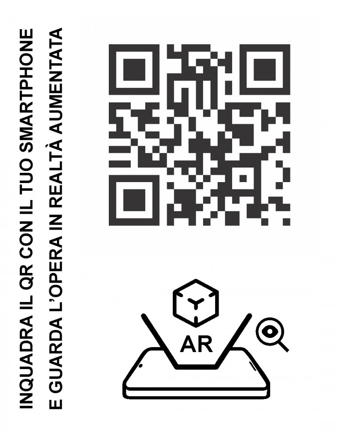 QR code per AR opera "danzatrice nel verde" di GP Paita