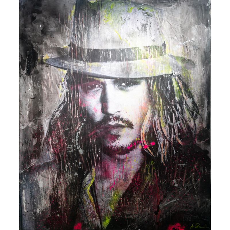 Immagine opera "Jhonny Depp" di Anna Bianchi"