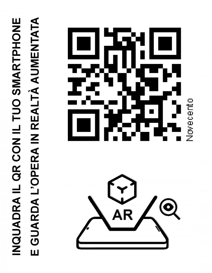 QR code per AR dell'opera "Censura 67" di Anna Bianchi"